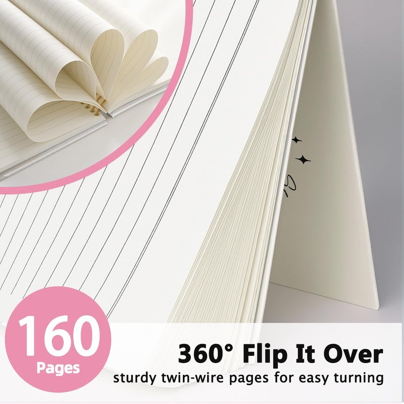 WLIANG Coquette blue Bow Spiral Bible Notebook, Bible Study Journal, Church Notes Notebook for Note Taking,Proverbs 31 Woman Gift & Bible Study Supplies, Christian Notebook5.5 x 8.3 - Image 3